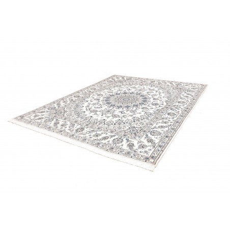 Tappeto Nain Kashmar Persia beige azzurro 244x296