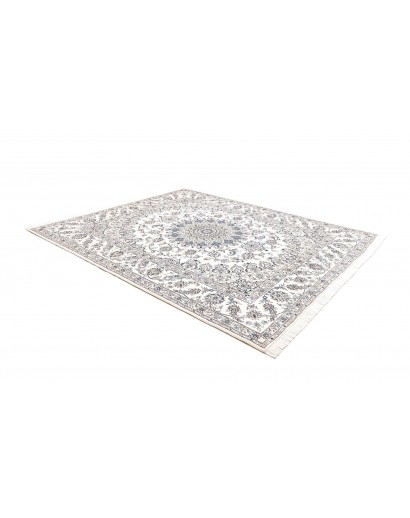 Tappeto Nain Kashmar Persia beige azzurro 244x296