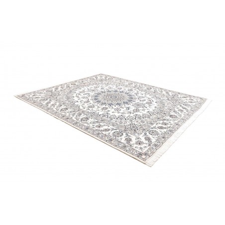 Tappeto Nain Kashmar Persia beige azzurro 244x296