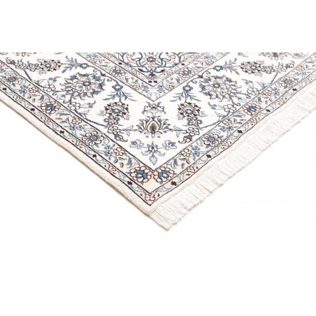 Tappeto Nain Kashmar Persia beige azzurro 244x296