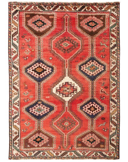 Tappeto Shiraz Persia marrone grigio 170x242