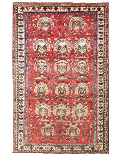 Tappeto Shiraz Persia rosso giallo 155x240