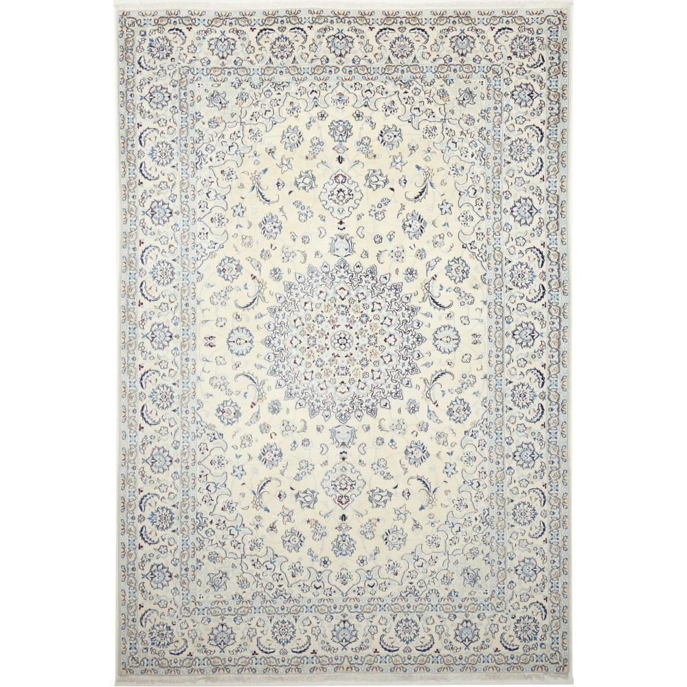 Tappeto Nain 9La Persia bianco 195x290 Tappeto Nain 9La Persia bianco 195x290