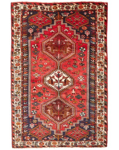 Tappeto Shiraz Persia marrone grigio 170x255