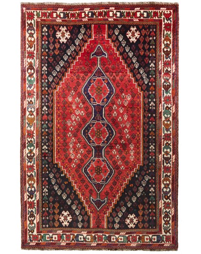 Tappeto Shiraz Persia marrone grigio 160x248