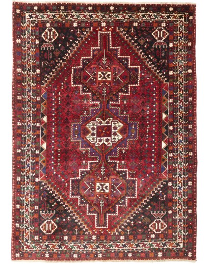 Tappeto Shiraz Persia marrone bianco 186x260
