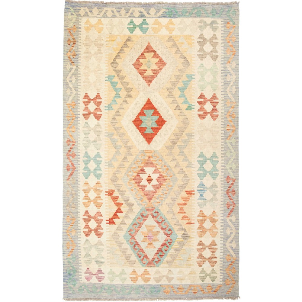 Tappeto Kilim Afghanistan giallo 112x189