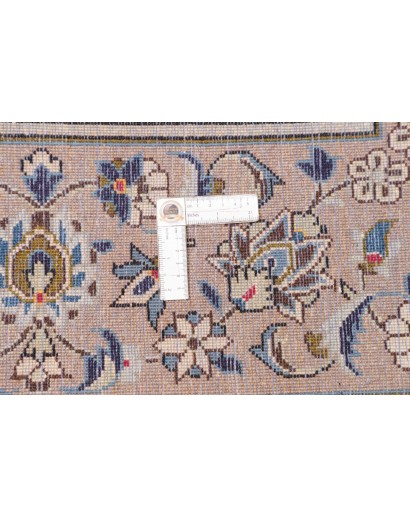 Tappeto Kashan Persia bianco grigio 194x297