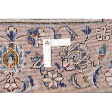Tappeto Kashan Persia bianco grigio 194x297