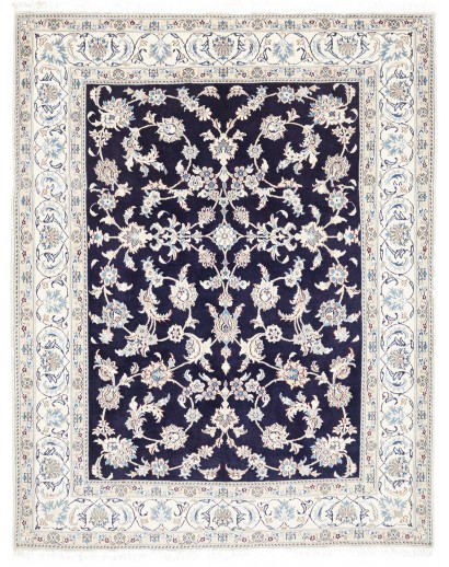 Tappeto Nain Kashmar Persia grigio 198x253