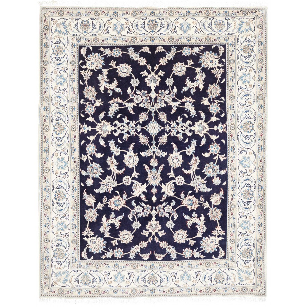 Tappeto Nain Kashmar Persia grigio 198x253