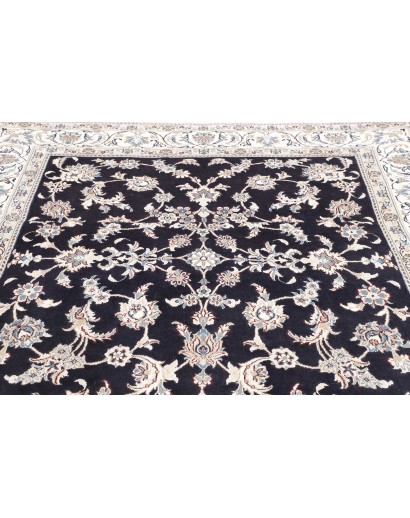 Tappeto Nain Kashmar Persia grigio 198x253