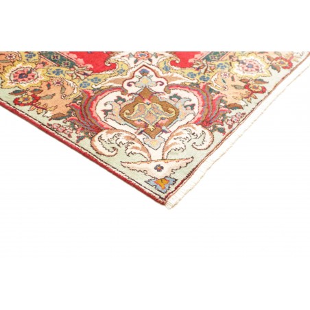 Tappeto Tabriz Persia giallo rosso 220x317