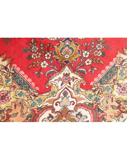 Tappeto Tabriz Persia giallo rosso 220x317