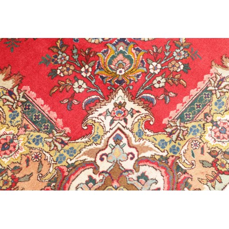 Tappeto Tabriz Persia giallo rosso 220x317