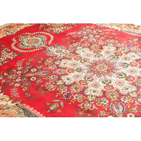 Tappeto Tabriz Persia giallo rosso 220x317