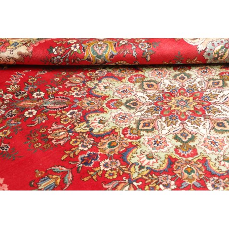Tappeto Tabriz Persia giallo rosso 220x317