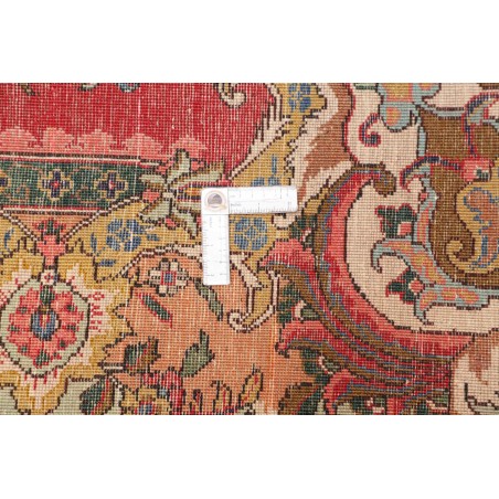 Tappeto Tabriz Persia giallo rosso 220x317