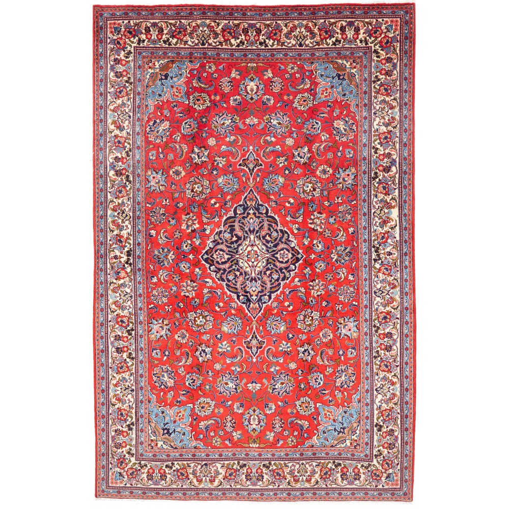 Tappeto Sarough Persia rosso grigio 202x313
