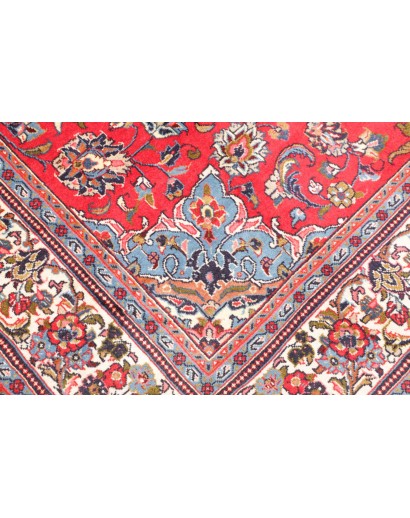 Tappeto Sarough Persia rosso grigio 202x313
