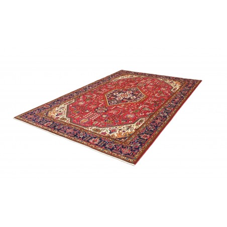 Tappeto Tabriz Persia marrone grigio 205x303