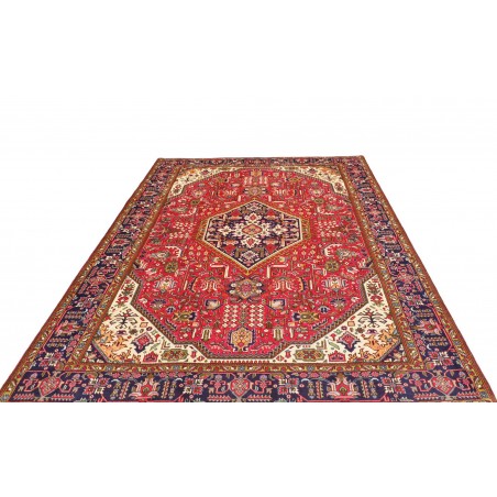 Tappeto Tabriz Persia marrone grigio 205x303