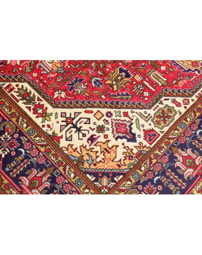 Tappeto Tabriz Persia marrone grigio 205x303