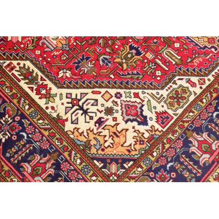 Tappeto Tabriz Persia marrone grigio 205x303