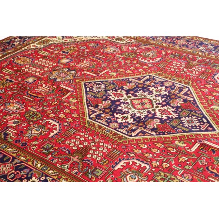 Tappeto Tabriz Persia marrone grigio 205x303