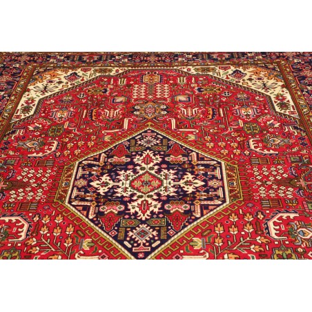 Tappeto Tabriz Persia marrone grigio 205x303