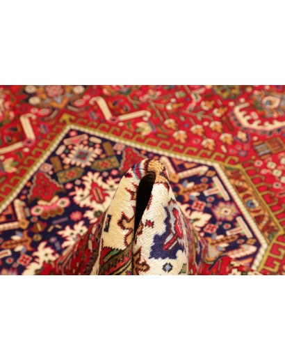 Tappeto Tabriz Persia marrone grigio 205x303