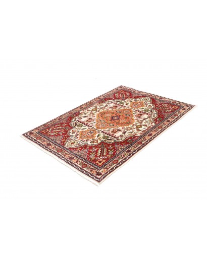 Tappeto Tabriz Persia giallo grigio 110x152