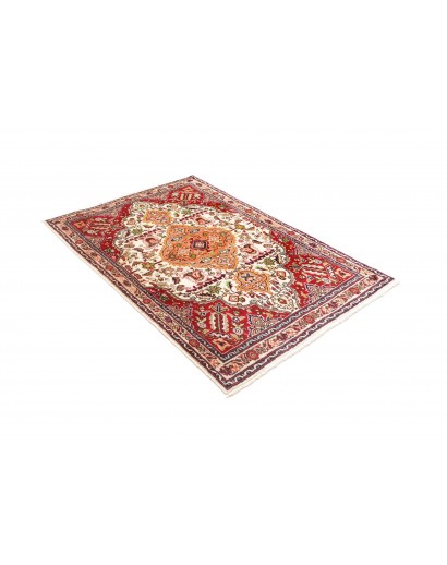 Tappeto Tabriz Persia giallo grigio 110x152