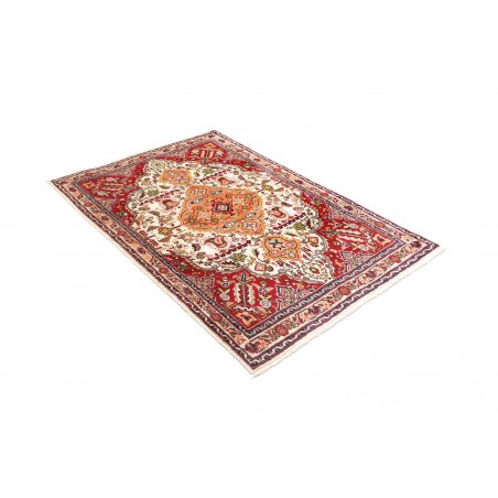 Tappeto Tabriz Persia giallo grigio 110x152