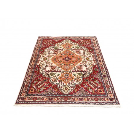 Tappeto Tabriz Persia giallo grigio 110x152