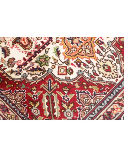 Tappeto Tabriz Persia giallo grigio 110x152