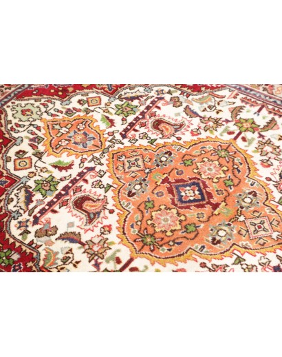 Tappeto Tabriz Persia giallo grigio 110x152