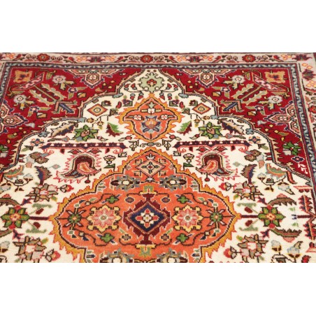 Tappeto Tabriz Persia giallo grigio 110x152