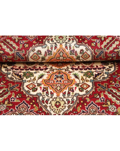 Tappeto Tabriz Persia giallo grigio 110x152