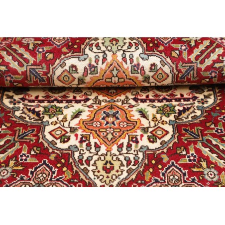 Tappeto Tabriz Persia giallo grigio 110x152