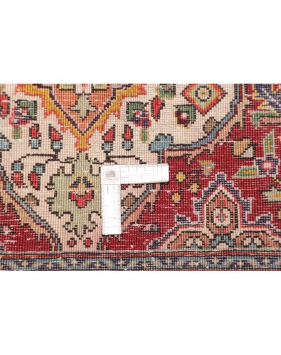 Tappeto Tabriz Persia giallo grigio 110x152