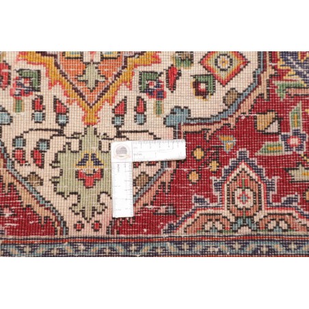 Tappeto Tabriz Persia giallo grigio 110x152