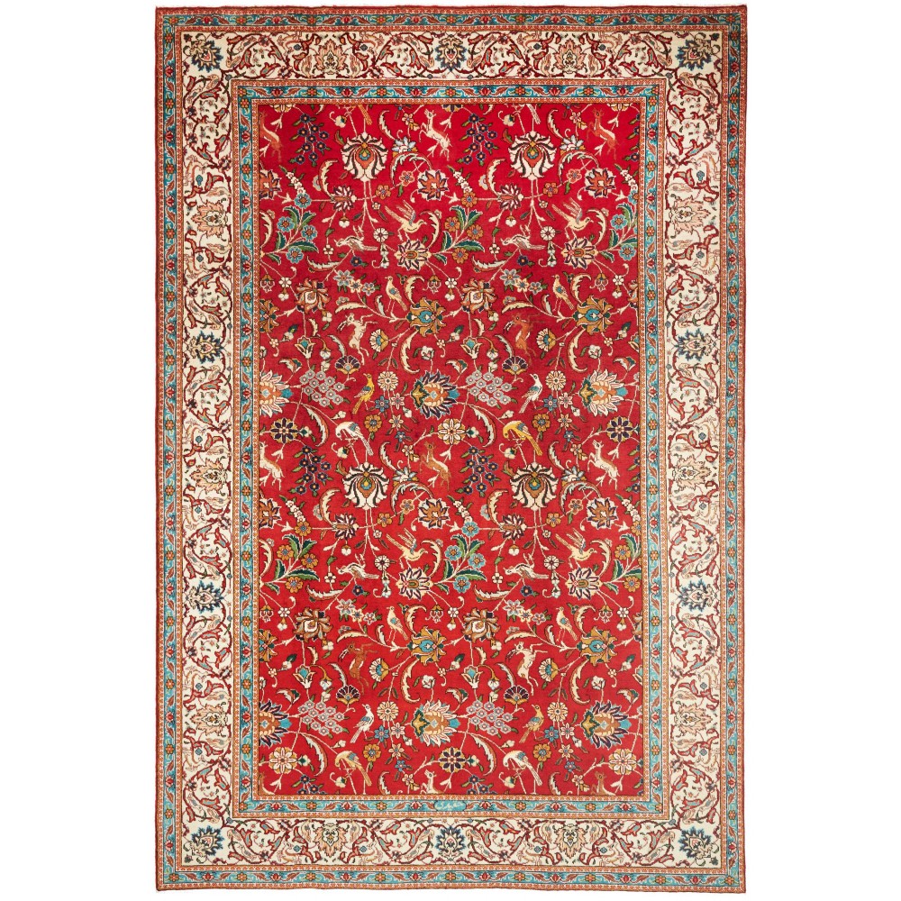 Tappeto Tabriz Persia marrone 227x343