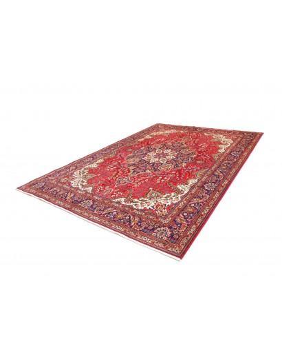 Tappeto Tabriz Persia rosso giallo 248x350