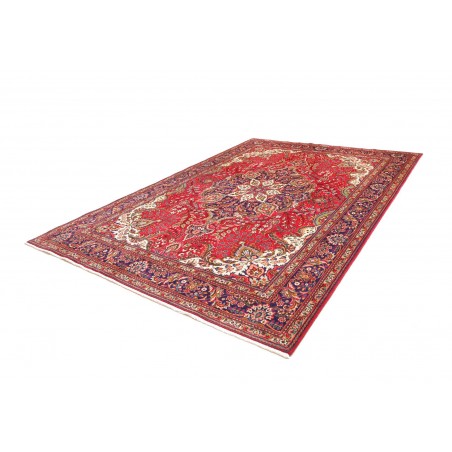 Tappeto Tabriz Persia rosso giallo 248x350