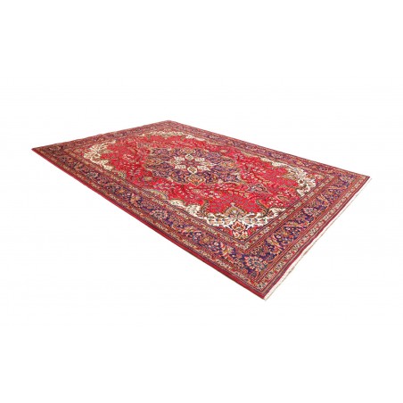 Tappeto Tabriz Persia rosso giallo 248x350