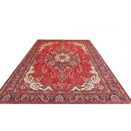 Tappeto Tabriz Persia rosso giallo 248x350