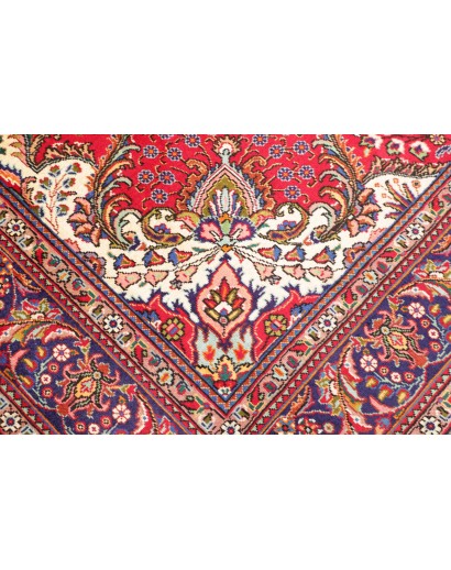 Tappeto Tabriz Persia rosso giallo 248x350