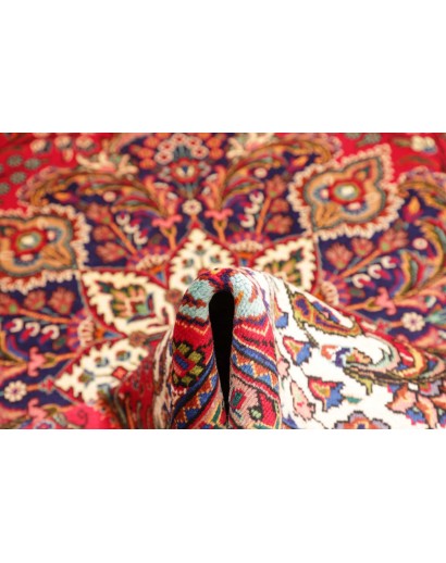 Tappeto Tabriz Persia rosso giallo 248x350