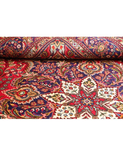 Tappeto Tabriz Persia rosso giallo 248x350